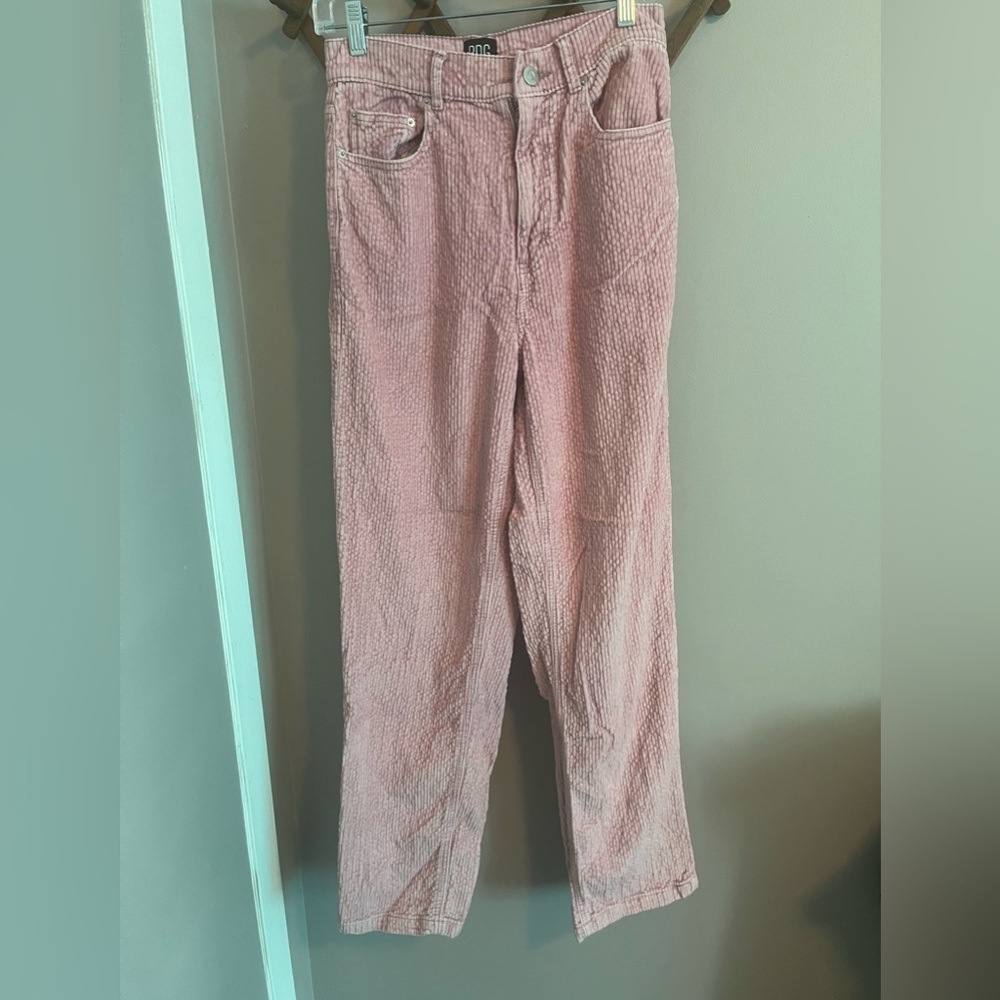 BDG Urban Outfitters pink corduroy high rise baggy pants 27